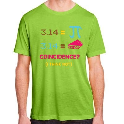 Cool March 14 Pi Day Coincidence Adult ChromaSoft Performance T-Shirt