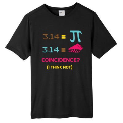 Cool March 14 Pi Day Coincidence Tall Fusion ChromaSoft Performance T-Shirt