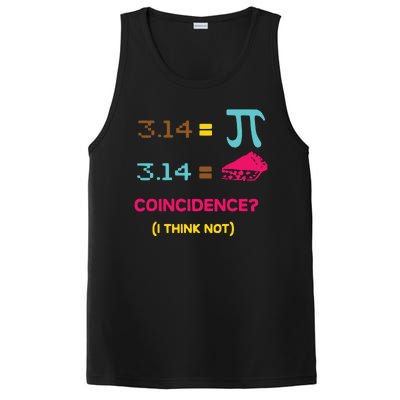 Cool March 14 Pi Day Coincidence PosiCharge Competitor Tank