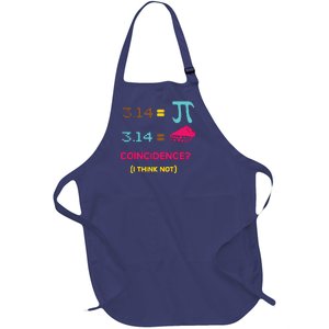 Cool March 14 Pi Day Coincidence Full-Length Apron With Pockets