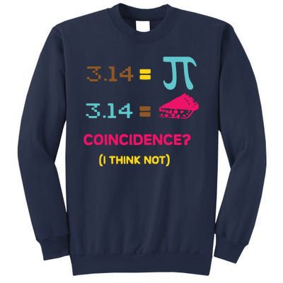 Cool March 14 Pi Day Coincidence Sweatshirt