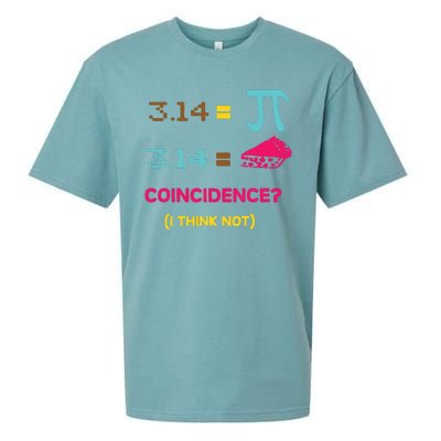 Cool March 14 Pi Day Coincidence Sueded Cloud Jersey T-Shirt