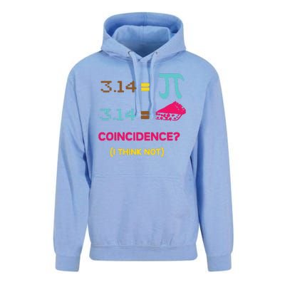 Cool March 14 Pi Day Coincidence Unisex Surf Hoodie