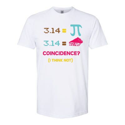 Cool March 14 Pi Day Coincidence Softstyle® CVC T-Shirt