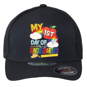 Cute My 1st Day Of Kindergarten Flexfit Unipanel Trucker Cap