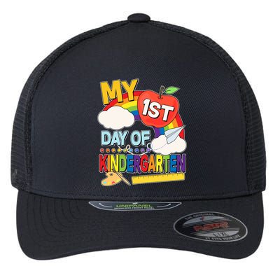 Cute My 1st Day Of Kindergarten Flexfit Unipanel Trucker Cap