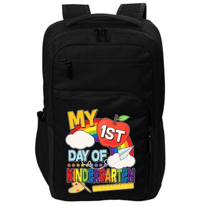 Cute My 1st Day Of Kindergarten Impact Tech Backpack
