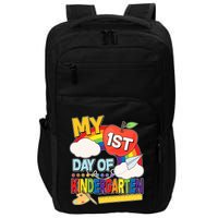 Cute My 1st Day Of Kindergarten Impact Tech Backpack