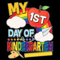 Cute My 1st Day Of Kindergarten Impact Tech Backpack