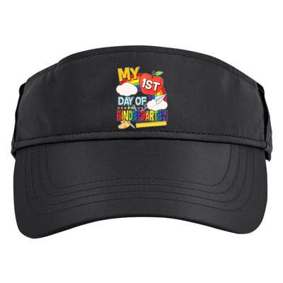 Cute My 1st Day Of Kindergarten Adult Drive Performance Visor