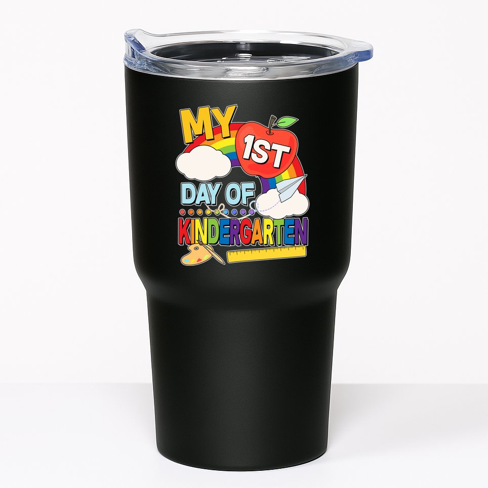 Cute My 1st Day Of Kindergarten Tumbler