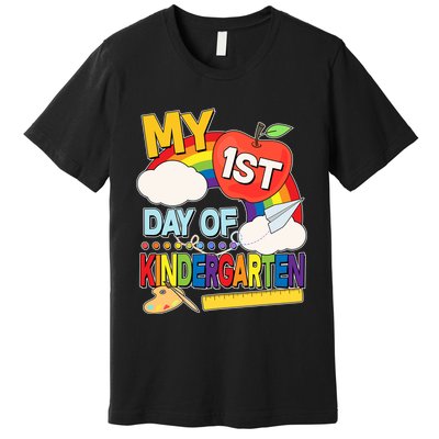 Cute My 1st Day Of Kindergarten Premium T-Shirt