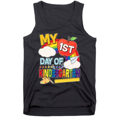 Cute My 1st Day Of Kindergarten Tank Top