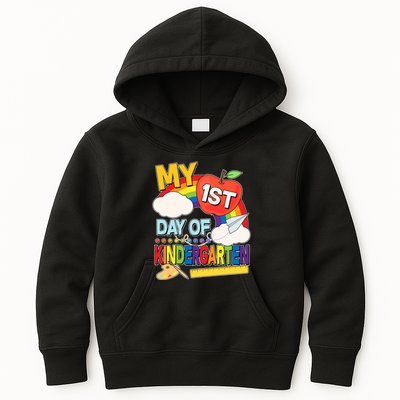 Cute My 1st Day Of Kindergarten Kids Hoodie