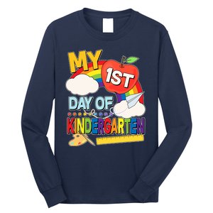 Cute My 1st Day Of Kindergarten Long Sleeve Shirt