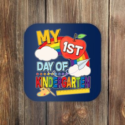 Cute My 1st Day Of Kindergarten Coaster