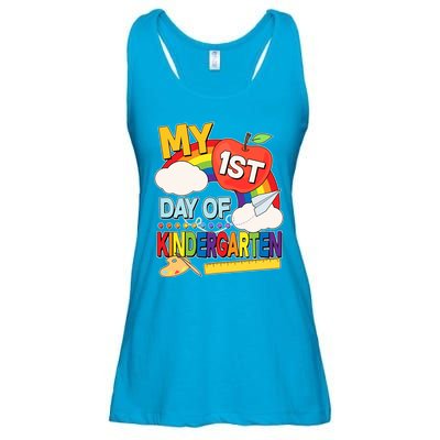 Cute My 1st Day Of Kindergarten Ladies Essential Flowy Tank