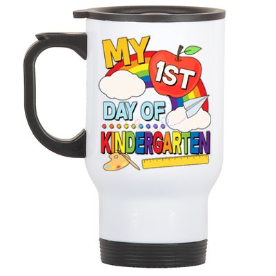 Cute My 1st Day Of Kindergarten Stainless Steel Travel Mug