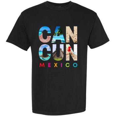 Cancun Mexico 2023 Vacation Beach Garment-Dyed Heavyweight T-Shirt