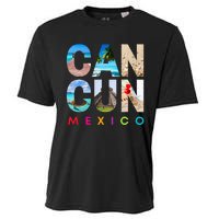 Cancun Mexico 2023 Vacation Beach Cooling Performance Crew T-Shirt