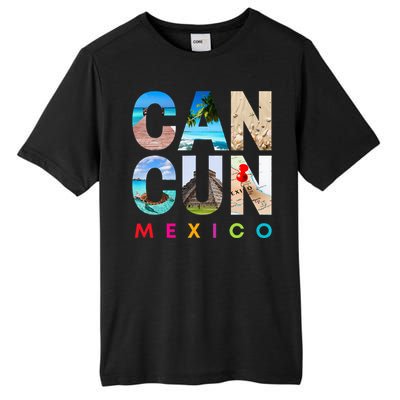 Cancun Mexico 2023 Vacation Beach Tall Fusion ChromaSoft Performance T-Shirt