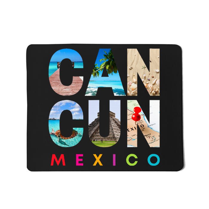 Cancun Mexico 2023 Vacation Beach Mousepad