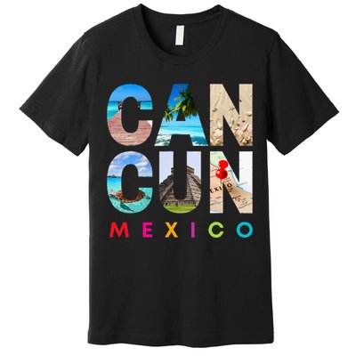 Cancun Mexico 2023 Vacation Beach Premium T-Shirt