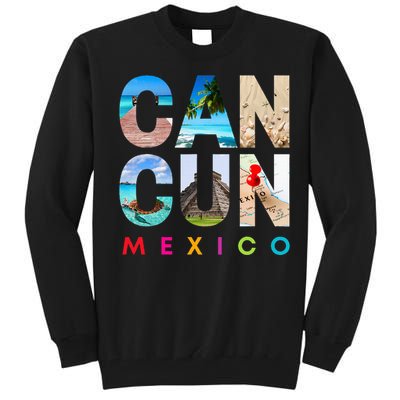 Cancun Mexico 2023 Vacation Beach Tall Sweatshirt