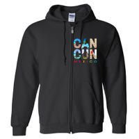 Cancun Mexico 2023 Vacation Beach Full Zip Hoodie