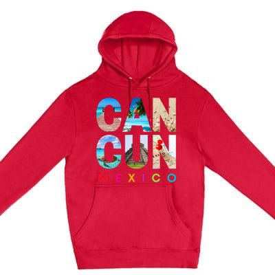 Cancun Mexico 2023 Vacation Beach Premium Pullover Hoodie