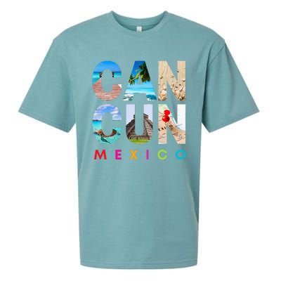 Cancun Mexico 2023 Vacation Beach Sueded Cloud Jersey T-Shirt