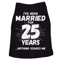 Couples Married 25 Years Funny 25th Wedding Anniversary Doggie Tank