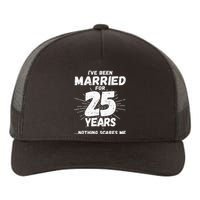 Couples Married 25 Years Funny 25th Wedding Anniversary Yupoong Adult 5-Panel Trucker Hat