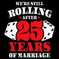 Couples Married 25 Years Funny 25th Wedding Anniversary Impact Tech Backpack