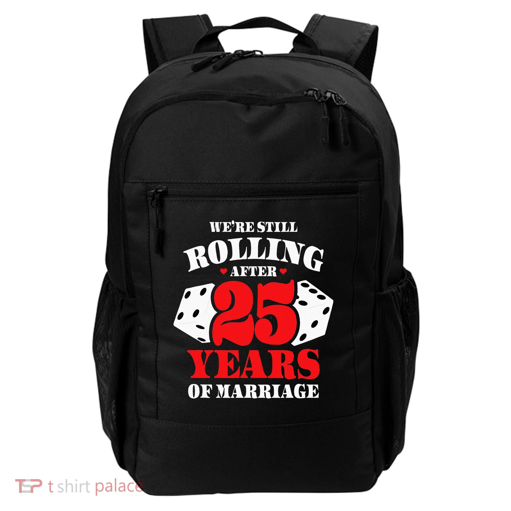 Couples Married 25 Years Funny 25th Wedding Anniversary Backpack