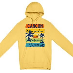 Cancun Mexico 2024 Summer Vacation Matching Family Group Premium Pullover Hoodie