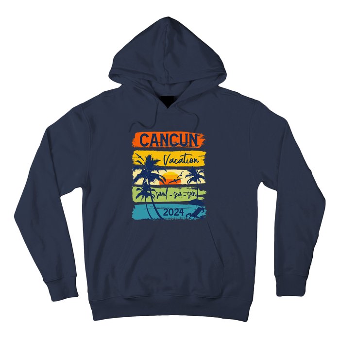 Cancun Mexico 2024 Summer Vacation Matching Family Group Hoodie