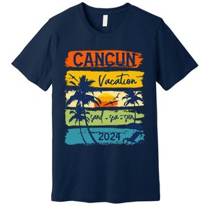 Cancun Mexico 2024 Summer Vacation Matching Family Group Premium T-Shirt