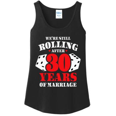 Couples Married 30 Years Funny 30th Wedding Anniversary Ladies Essential Tank