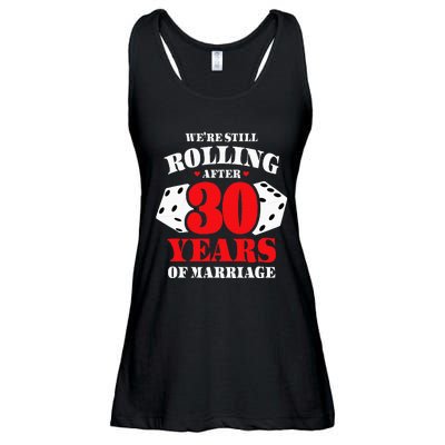 Couples Married 30 Years Funny 30th Wedding Anniversary Ladies Essential Flowy Tank