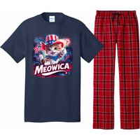 Cool Meowica 4th Of July Cat Pajama Set