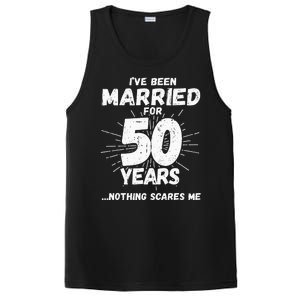 Couples Married 50 Years Funny 50th Wedding Anniversary PosiCharge Competitor Tank