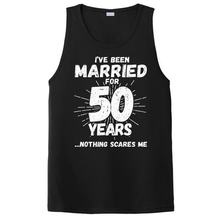 Couples Married 50 Years Funny 50th Wedding Anniversary PosiCharge Competitor Tank