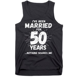 Couples Married 50 Years Funny 50th Wedding Anniversary Tank Top