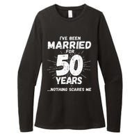 Couples Married 50 Years Funny 50th Wedding Anniversary Womens CVC Long Sleeve Shirt