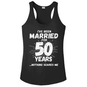 Couples Married 50 Years Funny 50th Wedding Anniversary Ladies PosiCharge Competitor Racerback Tank