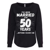 Couples Married 50 Years Funny 50th Wedding Anniversary Womens California Wash Sweatshirt