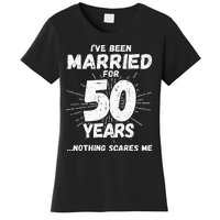 Couples Married 50 Years Funny 50th Wedding Anniversary Women's T-Shirt