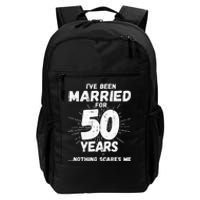 Couples Married 50 Years Funny 50th Wedding Anniversary Daily Commute Backpack