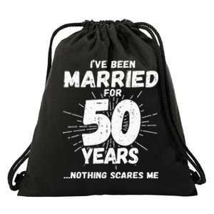 Couples Married 50 Years Funny 50th Wedding Anniversary Drawstring Bag